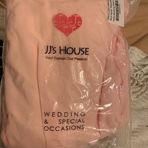 Blushing Pink Bridesmaids Dress